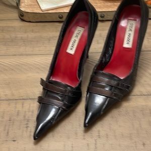 Steve Madden Stiletto Leather Pointy-Toed Heels